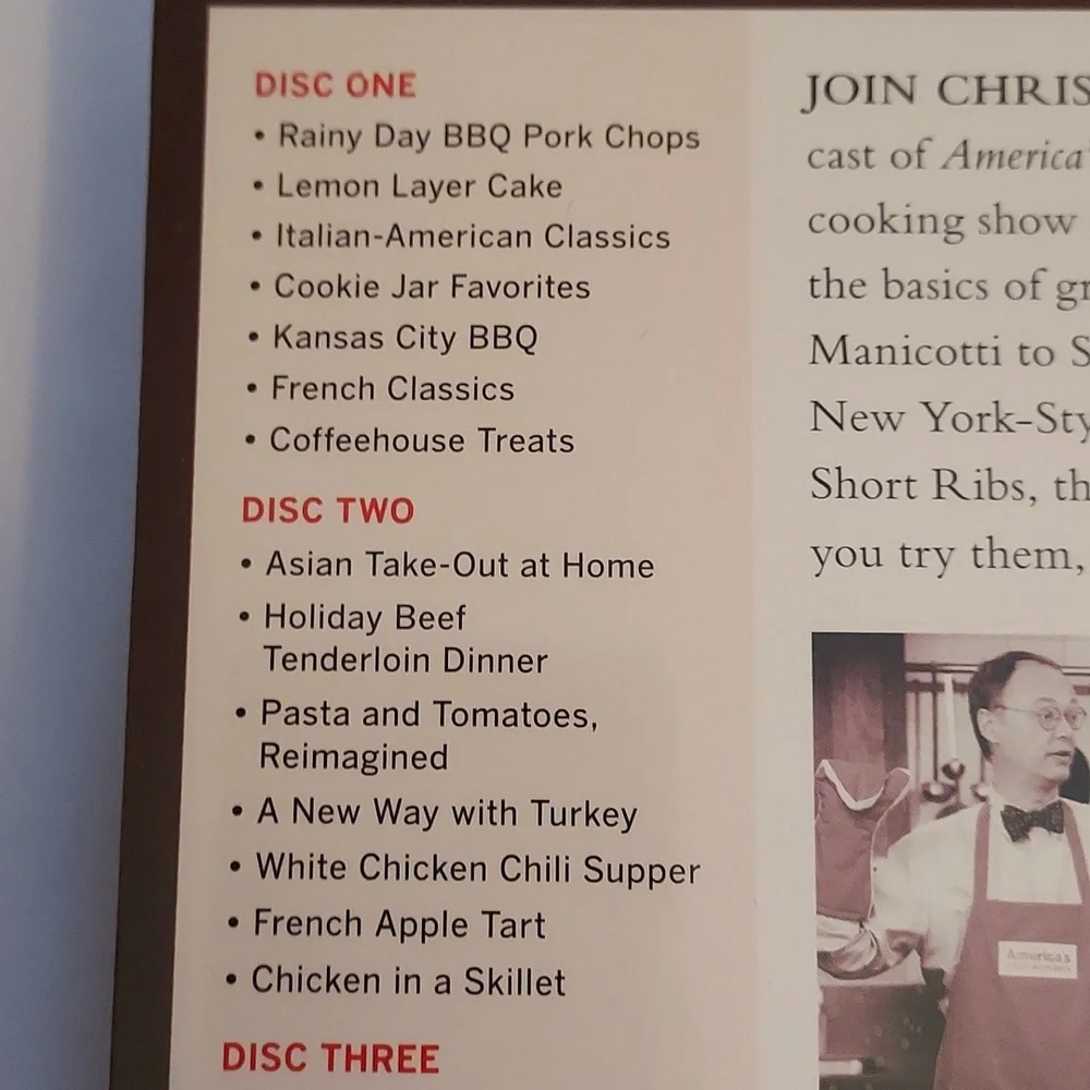 THANKSGIVING Americas Test Kitchen Season Eight DVD Set Of 4 DVDs